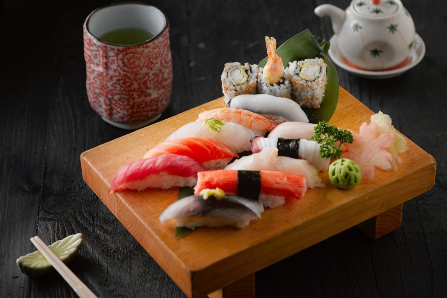 tipos de pescados usados en el sushi